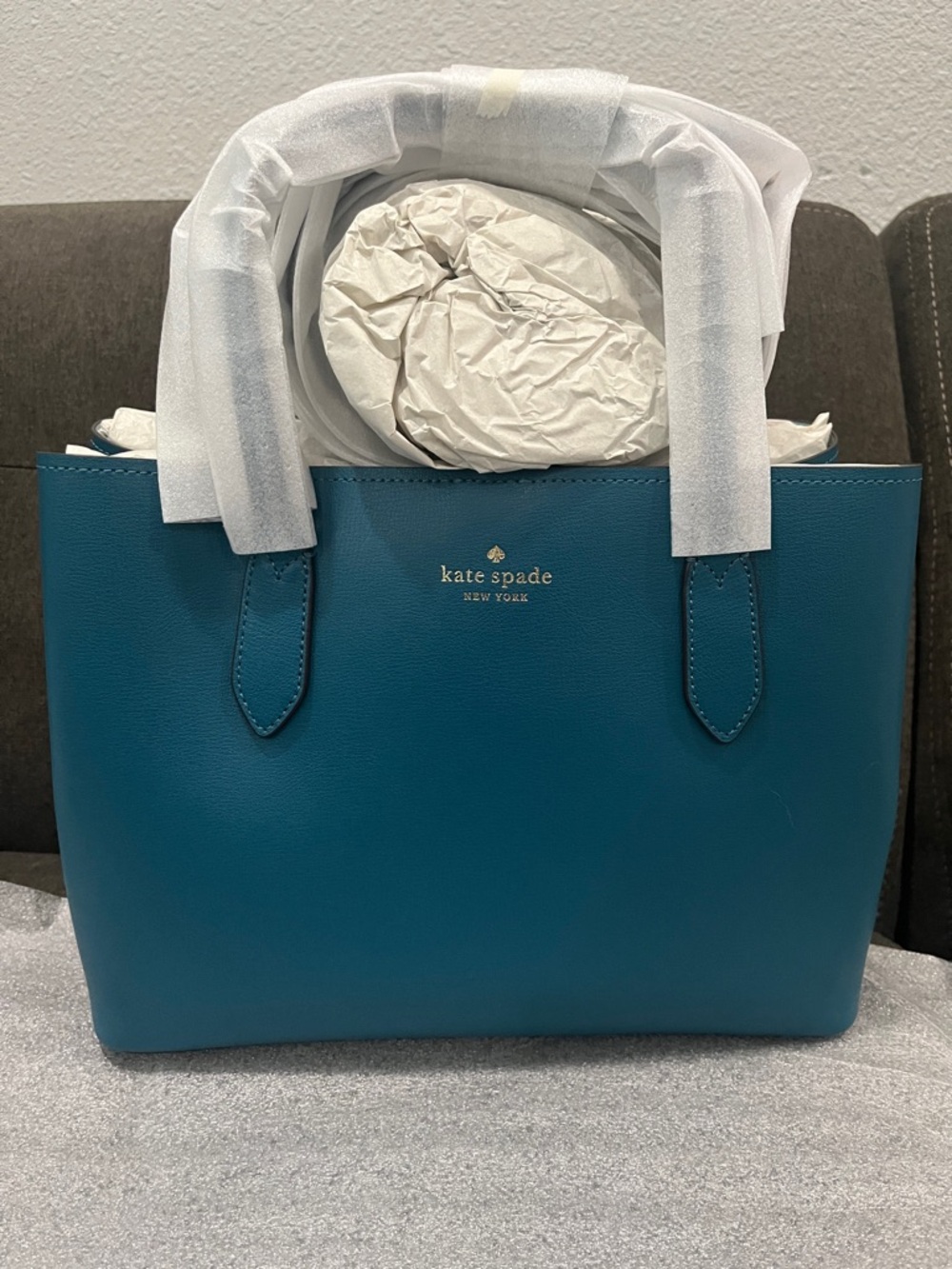 kate spade Teal Leather Tote